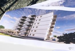 عرض أول مبنى سكني مطابق لمعايير البناء ا