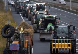 Πορεία διαμαρτυρίας Κύπριων αγροτών με τ