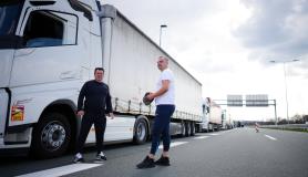 Διαμαρτυρία οδηγών φορτηγών στη Βοσνία για νέα μεταναστευτική πολιτική ΕΕ