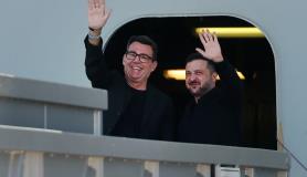 Σε ναυτική βάση στην Αγγλία ο Ζελένσκι για συνάντηση με Πρωθυπουργό