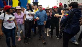 Οι Tσαβίστας ζητούν την απελευθέρωση του Νικολάς Μαδούρο