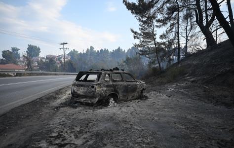 Στα 2.480 στρέμματα η καμένη έκταση στη 
