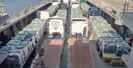 Έφτασαν στη Γάζα οι πρώτοι 600 τόνοι ανθ
