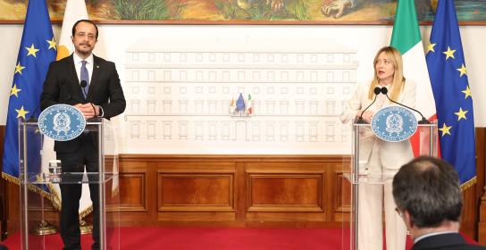 Στην Κύπρο η Τζόρτζια Μελόνι την Κυριακή