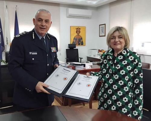 Υπογραφή Μνημονίου Συνεργασίας μεταξύ Αστυνομίας και Κυπριακού Ερυθρού Σταυρού