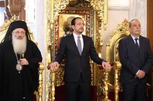 Πανηγυρική δοξολογία στη Λευκωσία για επέτειο 1ης Απριλίου στην παρουσία πολιτικής και πολιτειακής ηγεσίας