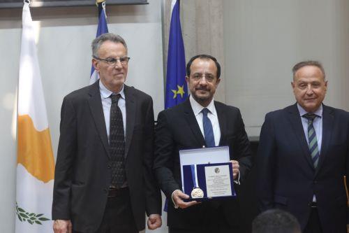 Στο καλύτερο σημείο οι σχέσεις Κύπρου-Ελλάδας, τόνισε ο ΠτΔ στην τελετή ανακήρυξης ως Επίτιμου Δημότη Θεσσαλονίκης [ΒΙΝΤΕΟ]