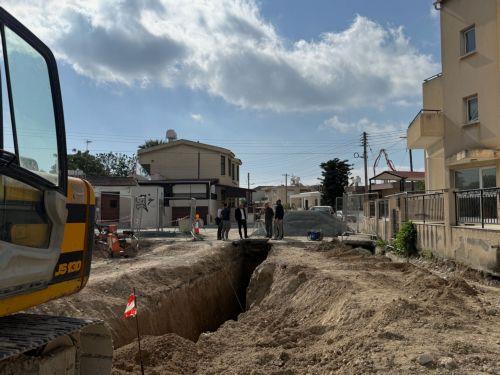 Ο Δήμαρχος Λάρνακας επιθεώρησε εργασίες για ανάπλαση Λεωφ. Μακαρίου στα Λιβάδια