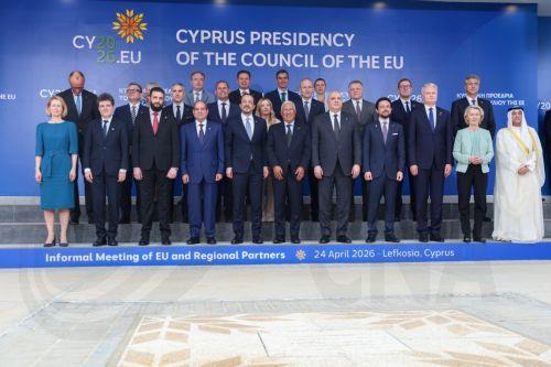 EU leaders hold extent consultations with MidEast and Gulf leaders in Nicosia [VIDEO]