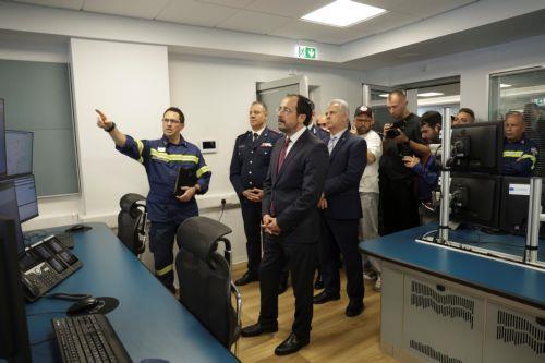 Ο Πρόεδρος τέλεσε τα εγκαίνια του Συντονιστικού Κέντρου της Πυροσβεστικής