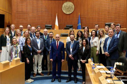 Milletvekili Georgiades AB Konseyi Genel İşler Çalışma Grubunun üyeleriyle görüştü