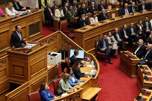 Αισιόδοξος για απτά αποτελέσματα σύντομα στο Κυπριακό ο ΠτΔ μιλώντας στη Βουλή των Ελλήνων