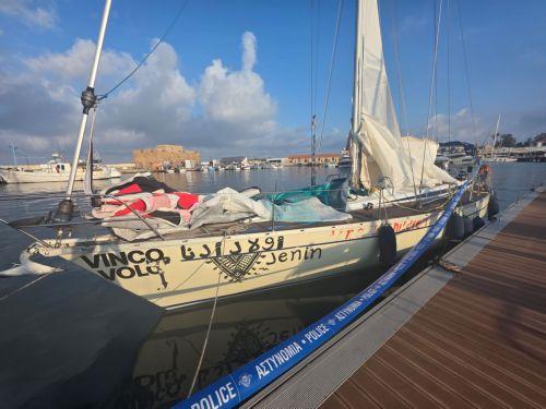 Second Global Sumud Flotilla vessel found adrift located and towed to Paphos