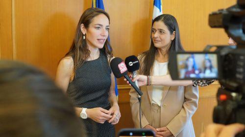 Τη στενή συνεργασία στην κοινωνική πολιτική ανέδειξαν Παπέλληνα - Μιχαηλίδου