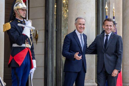 Επιτάχυνση στρατηγικής προσέγγισης Ευρώπης και Καναδά αποφάσισαν Μακρόν και Κάρνεϊ