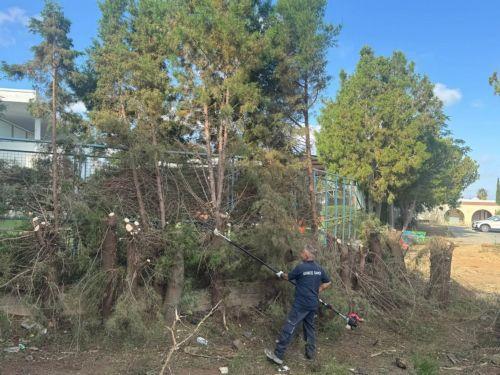 Παρέμβαση καθαρισμού από Δήμο Πάφου στο Αναβαργός