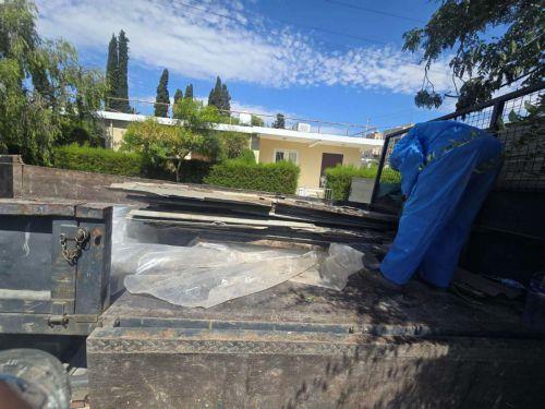 Διακόπηκαν εργασίες κατεδάφισης οικίας στον Άγ.Ανδρέα λόγω υπολειμμάτων αμιάντου