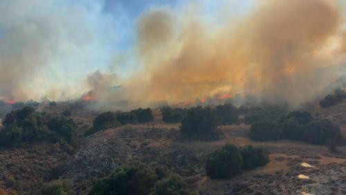Συνάντηση ΥΠΑΜ  με κοινοτάρχες των επηρεαζόμενων κοινοτήτων από πυρκαγιά στο Πεδίο Βολής Καλού Χωριού