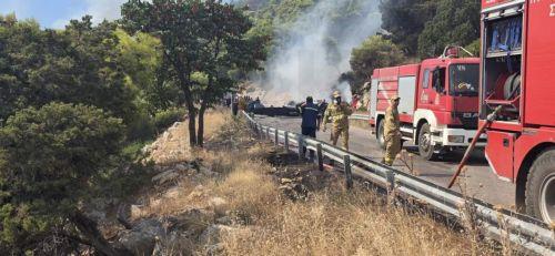 Σύγκρουση ελικοπτέρων στην Ψάθα: Δύο ελαφρά τραυματίες και δύο χωρίς τις αισθήσεις τους