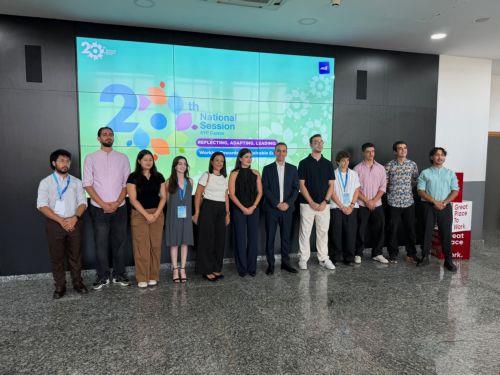 Damianou discusses innovation and digitalisation with youth in Larnaca