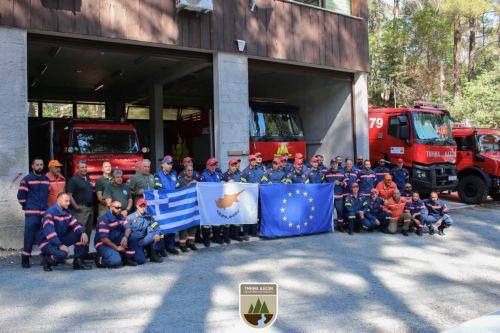 Στα Πλατάνια η 1η ημέρα επιχειρησιακής εξοικείωσης της Ελληνικής Ομάδας Δασοπυρόσβεσης