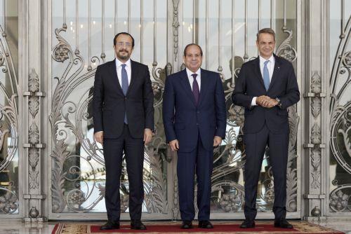 Cyprus-Greece-Egypt leaders reaffirm strategic cooperation in El Alamein meeting (2)