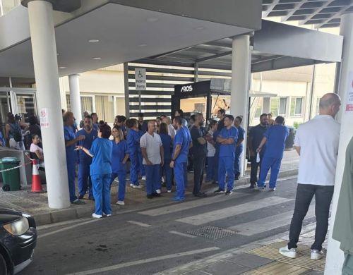 Σε στάση εργασίας το νοσηλευτικό προσωπικό στο ΓΝ Λάρνακας