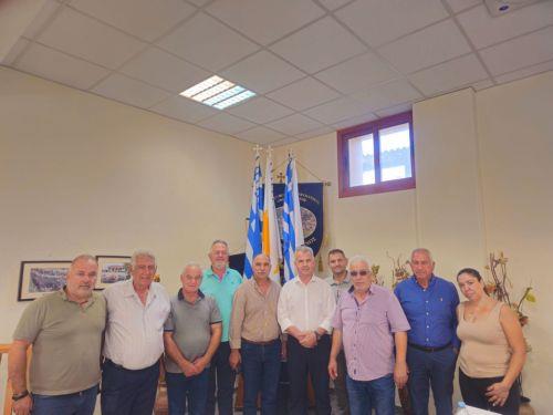 Θέματα των κρασοχωριών εξέτασε ο Υπουργός Δικαιοσύνης σε σύσκεψη με κοινοτάρχες