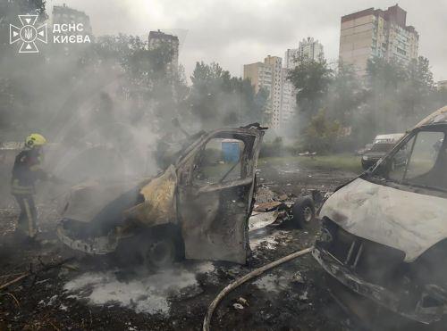 Έκρηξη στο κέντρο του Κιέβου έπειτα από ρωσική επίθεση με drones