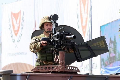 Foreign contingents and new air defense system participate in grand military parade for Cyprus Independence Day