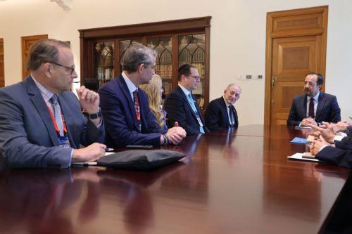 Cyprus issue, US ties and cooperation with US and Israel at Presidents meeting with AIPAC
