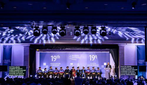 Πραγματοποιήθηκε η 19η τελετή αποφοίτησης του Πανεπιστημίου Νεάπολις Πάφος