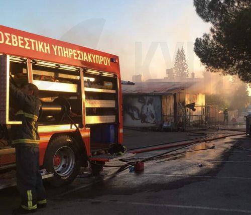 Οριοθετείται η πυρκαγιά στην κτηνοτροφική περιοχή Τσερίου