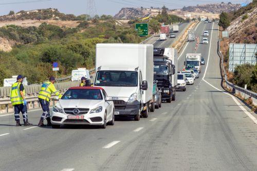 Πυκνή τροχαία κίνηση λόγω οδικής σύγκρουσης στον αυτοκινητόδρομο στο ύψος Παρεκλησιάς