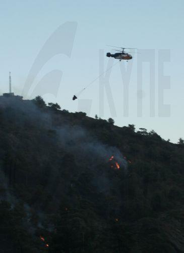 Κατάσβεση φωτιάς από ΠΥ χθες σε περιοχή κοινοτήτων Χολετριών - Σταυροκόννου