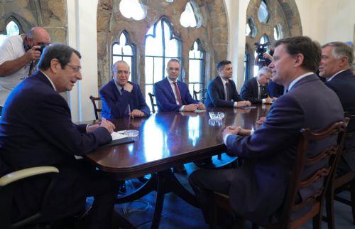 Η ανάγκη οικοδόμησης εμπιστοσύνης, στη συνάντηση Προέδρου Αναστασιάδη με Ειδικό Αντιπρόσωπο ΓΓ των ΗΕ