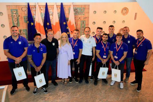 House President honours Cypriot athletes who took part in Commonwealth Games and European Athletics Championships