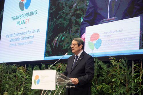 Αναγνώριση των πρωτοβουλιών της Κύπρου η Υπουργική Σύνοδος για Περιβάλλον, λέει ο Πρόεδρος