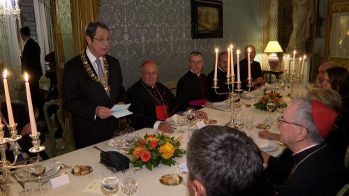 President Anastasiades receives the highest honour of the Holy See