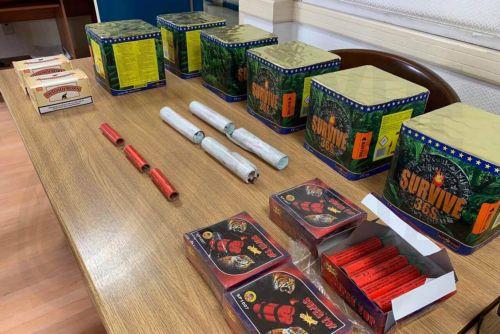 Police make 18 arrests, seize over 4,000 firecrackers before Easter
