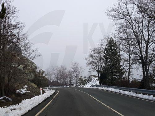 Πυκνή ομίχλη στο Τρόοδος και κατολισθήσεις σε δρόμους των ορεινών περιοχών