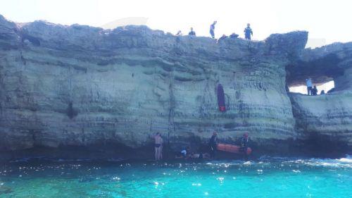 Διάσωση τραυματία από τις «Θαλασσινές Σπηλιές» στην Αγία Νάπα