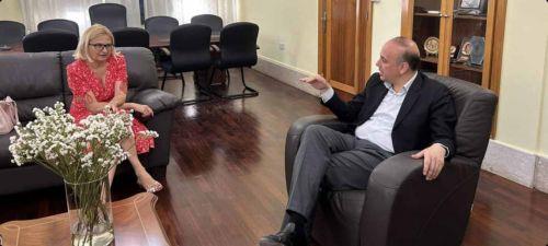 Baf Belediye Başkanı Polonya Büyükelçisi ile görüştü
