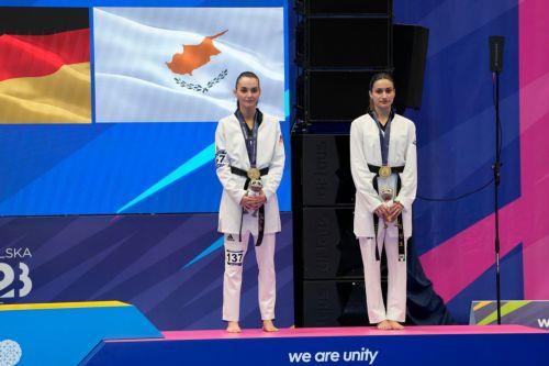 Cypriot Kyriaki Kouttouki wins Bronze in Taekwondo at European Games