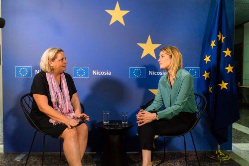 Metsola KHA’ya konuştu: BM Genel Sekreteri’ne Kıbrıs sorunundan bahsettim