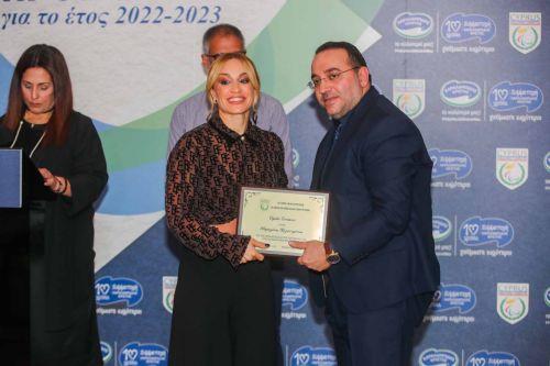 Η Καρολίνα Πελενδρίτου βραβεύτηκε από την ΚΕΠΕ