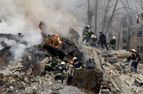 Πυρκαγιά σε βιομηχανική ζώνη προκάλεσε επιδρομή της Ουκρανίας σε Βολγκαγκράντ