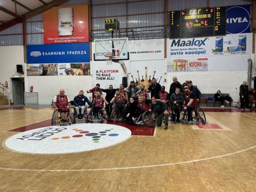 Μπάσκετ: Ο Κεραυνός Rollers έκανε το 1-0 στη σειρά των Τελικών στο Πρωτάθλημα Τροχοκαθίσματος