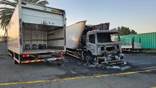 Φωτιά σε εκπαιδευτικό φορτηγό στην Πάφο