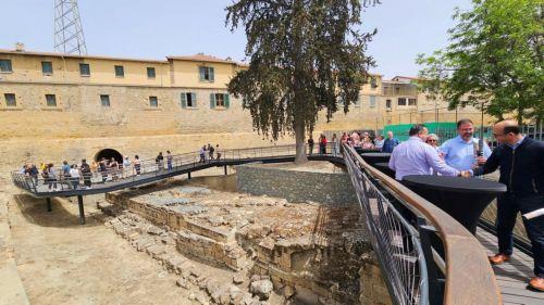 Pafos Gate archaeological site in Nicosia inaugurated